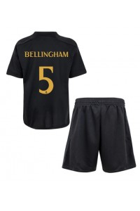 Real Madrid Jude Bellingham #5 Babyklær Tredje Fotballdrakt til barn 2023-24 Korte ermer (+ Korte bukser)